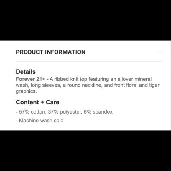 hp! NWT tiger top - Picture 5 of 8